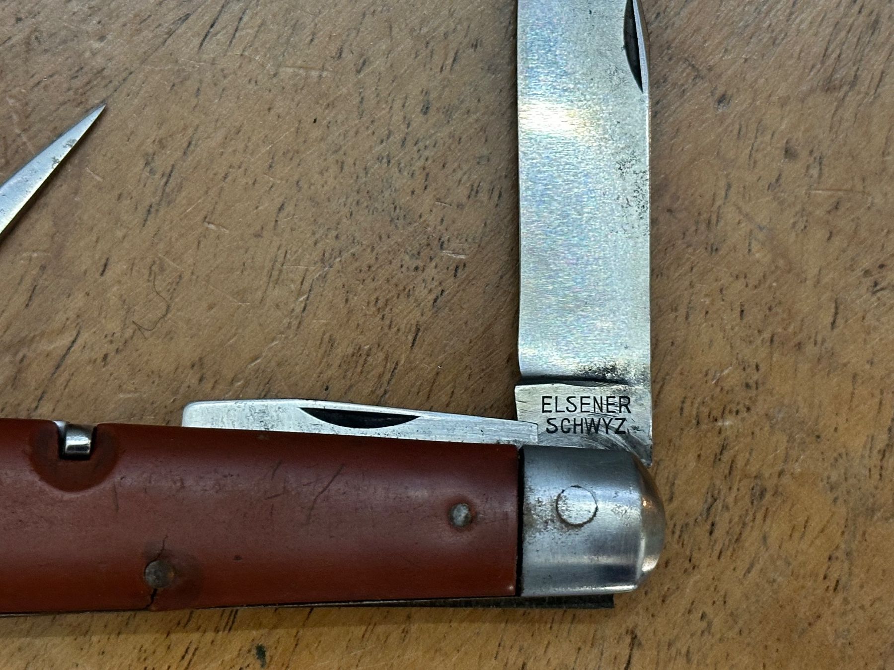 Schweizer Armee Taschenmesser: Elsener - Schweizer Soldatenmesser Modell 1908 – Gebraucht aus Otelfingen von Yossi-68 5