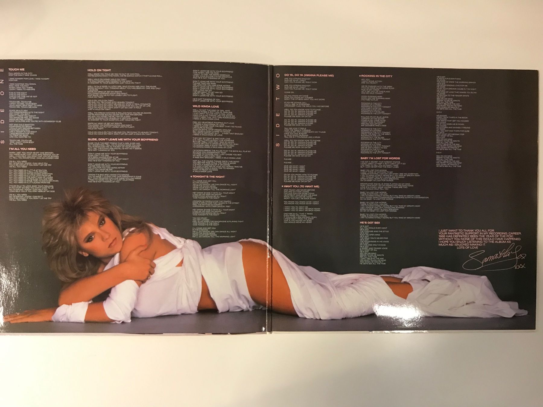 Schallplatten: Samantha Fox - Touch Me (White Vinyl) – Gebraucht aus Aesch BL von BlueMusicRecords 2