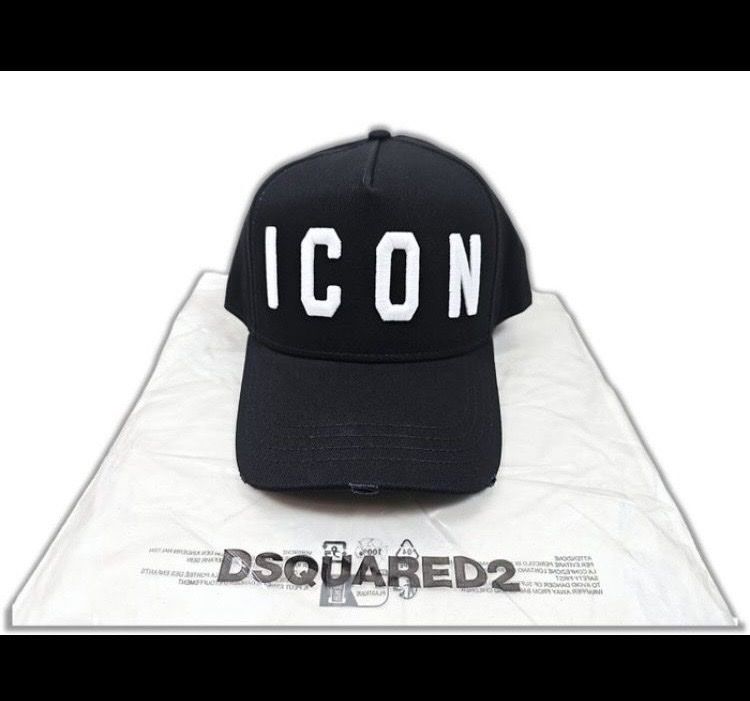 Dsquared2 Chapeaux, bonnets & casquettes: DSQUARED2 CAP SCHWARZ (ICON) – Neuf avec emballage d'origine à Andwil SG par Kaltbrunner