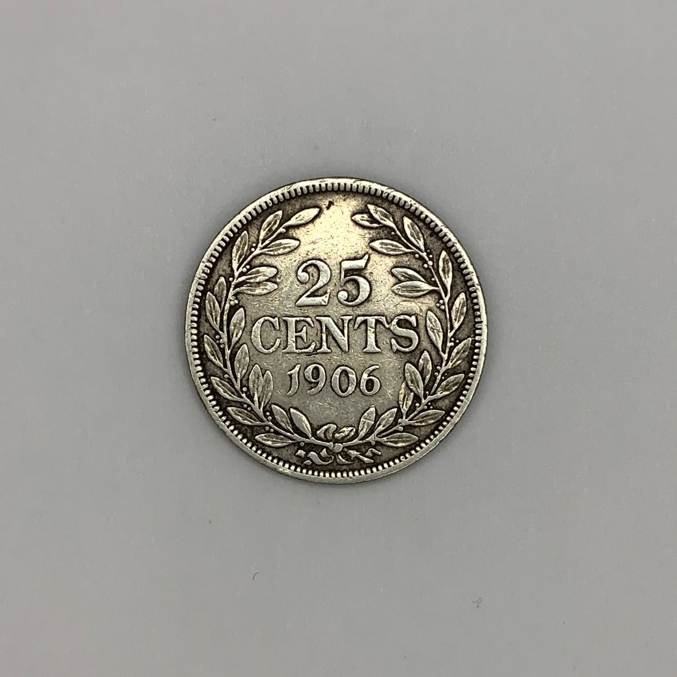 Tutti le monete: Liberia 25 Cents 1906 Silver Coin – Usato da Lausanne venduto da subermarket