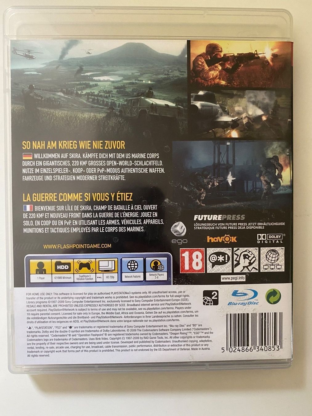 Giochi: Operation Flashpoint Dragon Rising Ps3 – Usato da Ringgenberg BE venduto da Republic_Of_Gamers 1