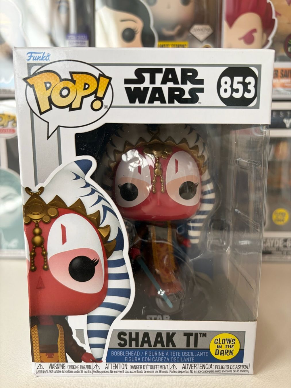 Funko Figurines: Funko POP! Star Wars: Clone Wars Shaak Ti Phosphorescente – Neuf avec emballage d'origine à Le Mouret par perfectbijou