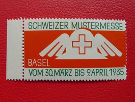1935: Vignette MUSTERMESSE BASEL