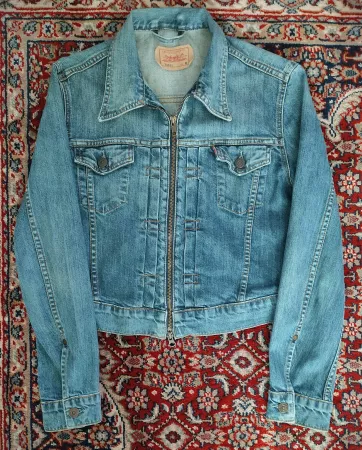 Blaue Levi's Jeansjacke Veste Levis bleu jeans Giacca