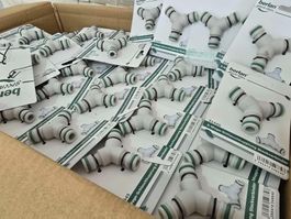 400 x 3-Wege-Kupplung Y-Stück Schlauchkupplung Schlauch