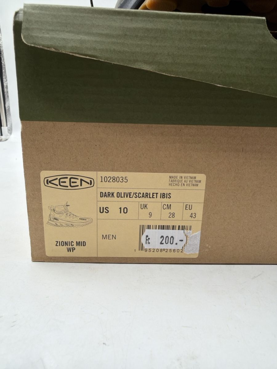 Keen Scarpe da uomo: Keen Wanderschuhe Zionic Mid WP Grösse 43 neu – Nuovo e nell'imballaggio originale da Sirnach venduto da Gin_kobi02 4