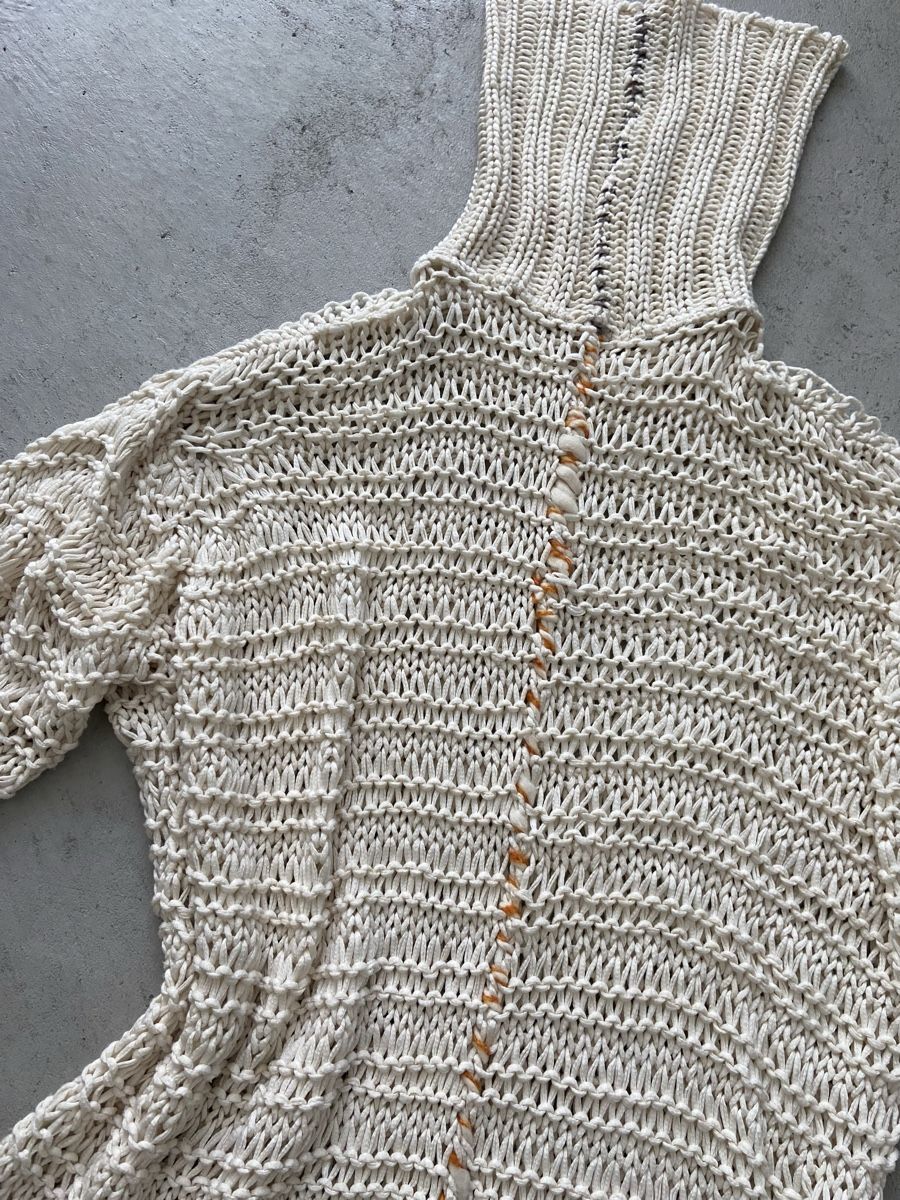 Maglioni & Felpe: Handmade Strickkleid / langer Pullover One Size, Designstück – Usato da Zürich venduto da enjoyxvintage 5