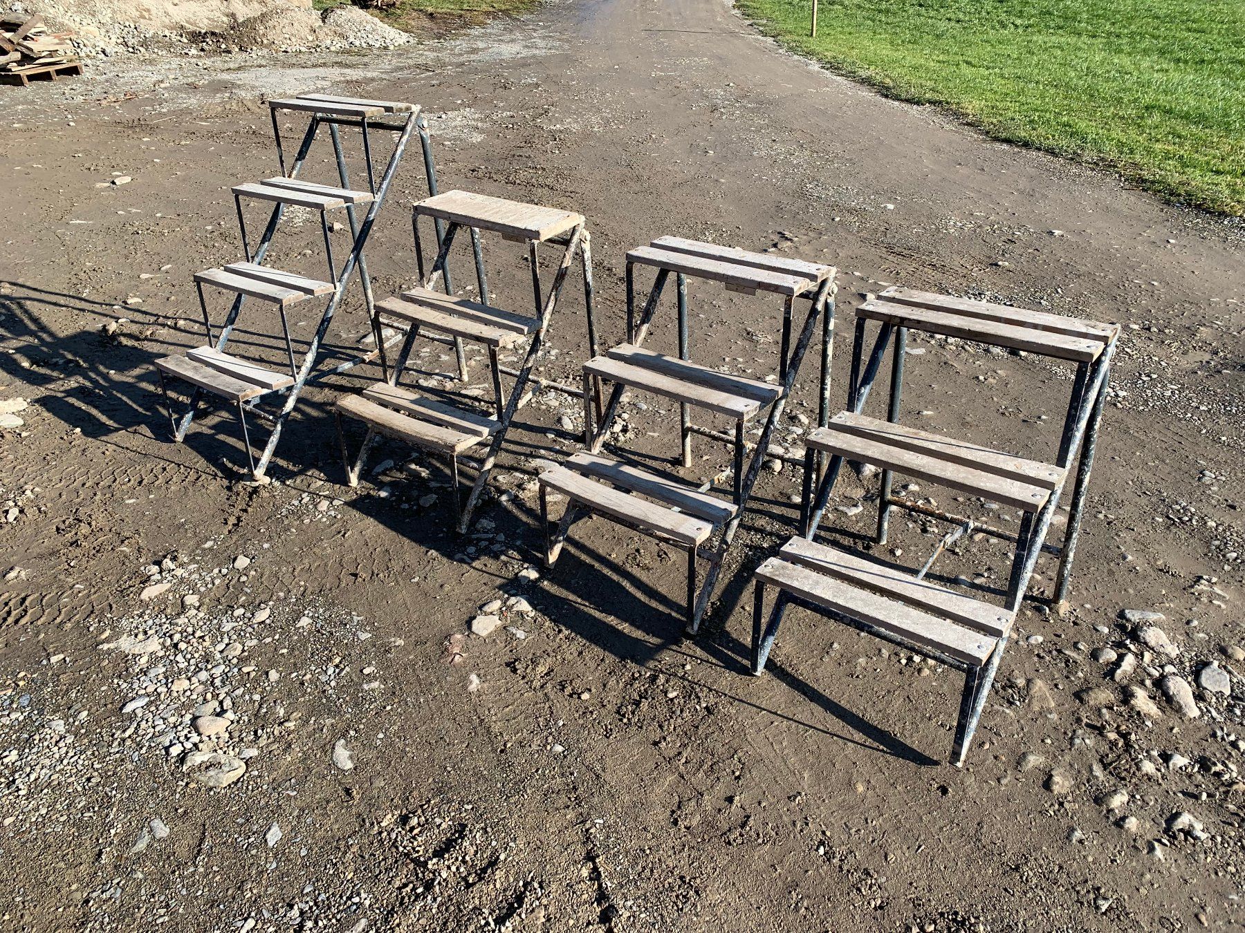 Scale: 4 x Leiter, Gipserleiter, Bockleiter – Usato da Hausen am Albis venduto da toppreis05 1