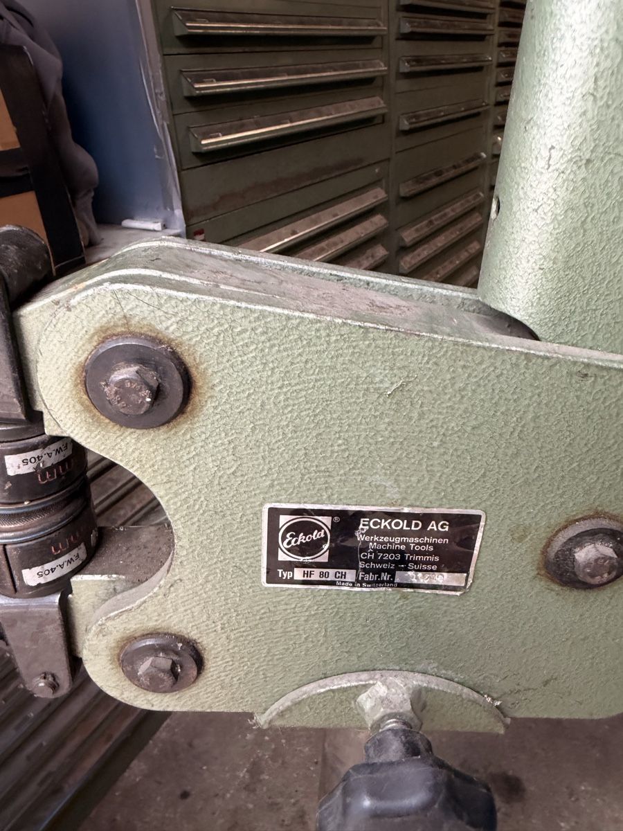 Toutes les machines: Eckold HB 80 – D'occasion à Aarau par Belli49 2