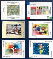 1980 + 1993 / 1996-99 Vignetten ( PTT Jahrbücher )