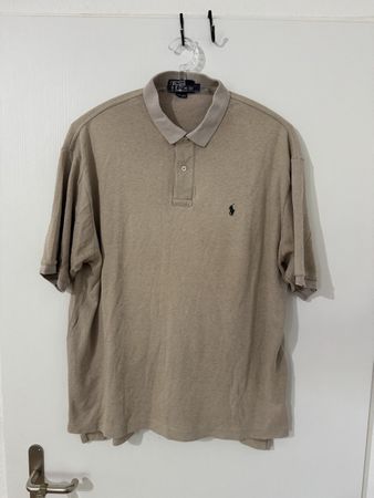 Polo Ralph Lauren Herren Vintage Beige Polo Grösse L, USA