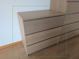 🗄️ IKEA MALM Kommode 3 Schubladen Lieferung & Einbau 🚚
