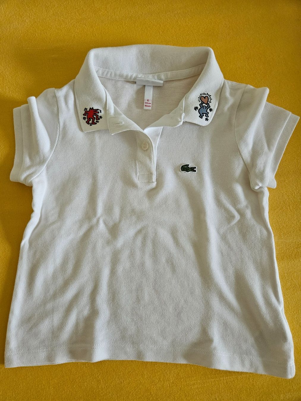 Lacoste Camicette, T-shirt & Top: Lacoste Shirt weiss – Usato da Hünenberg venduto da lexli06