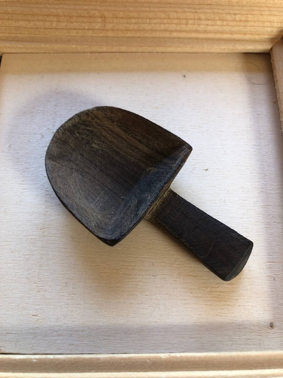 Löffel: Zucker-/Salzlöffel ca.6 cm, Holz – Gebraucht aus Malix von jul_7nhn 1