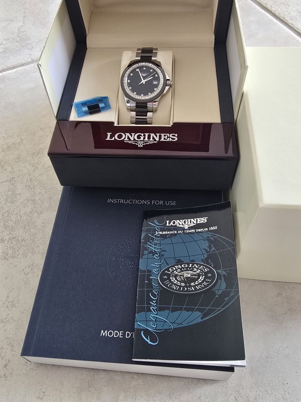 Longines Orologi: Longines Conquest mit Diamanten – Usato da Untersiggenthal venduto da Tansanit4 5