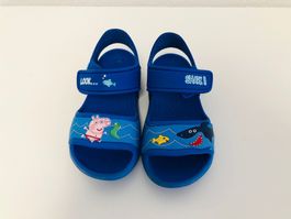 Peppa Wutz Sandalen, blau, Grösse 8 bzw. 25