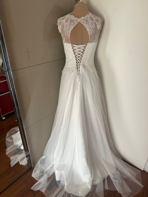 Vestiti: Hochzeitskleid, Allen Rich, Gr. 36 – Usato da Hindelbank venduto da vey_t 5