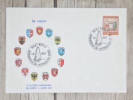 CL09 Enveloppe + Timbre Suisse 1967