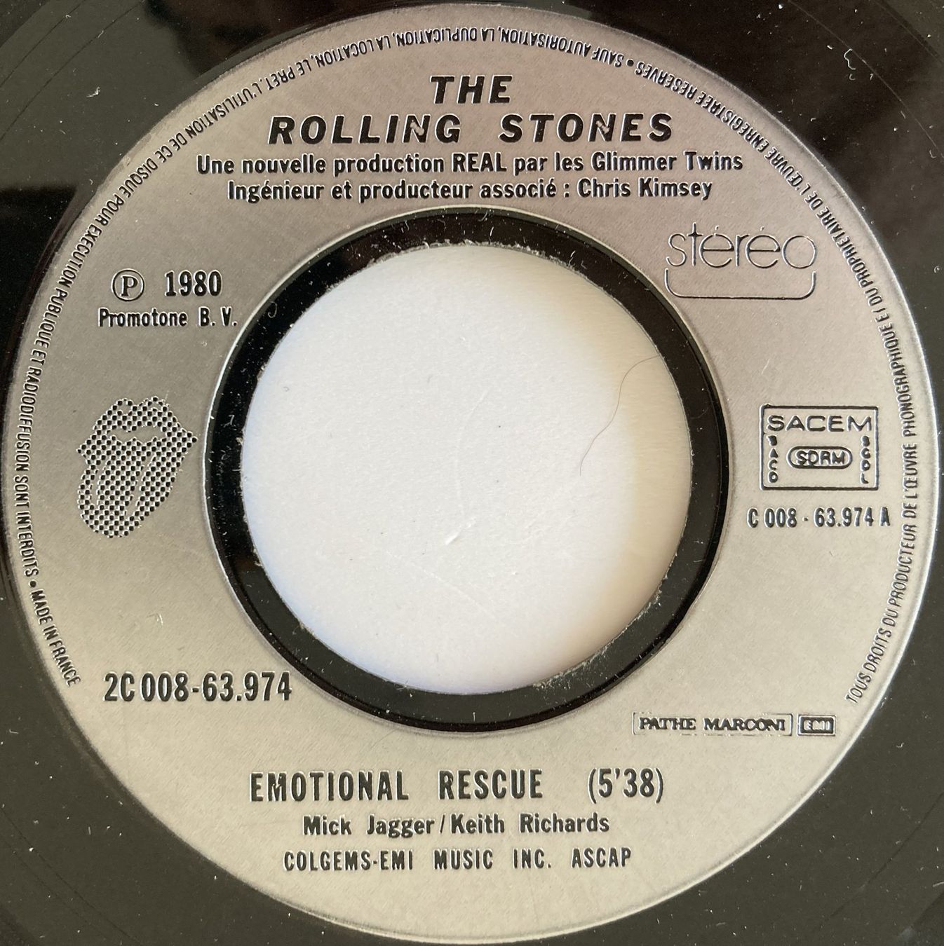 Schallplatten: ROLLING STONES - EMOTIONAL RESCUE – Gebraucht aus Bottens von hotter-than-hell 2