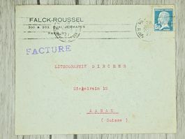 CL14 Enveloppe + Timbre France 1927