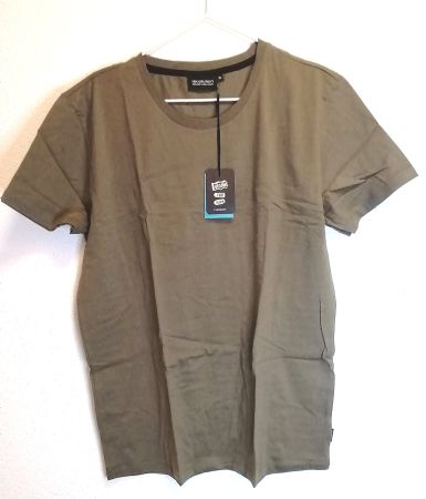 T-Shirt olivgrünBio-Baumwolle fairtrade recolution Grösse S