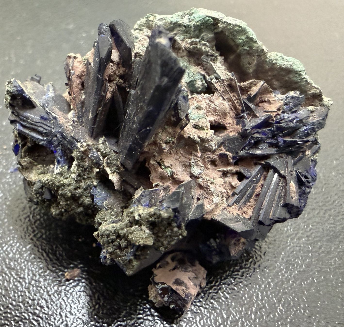 Minerali & Pietre curative: Azurite auf Matrix, Namibia (4b46) – Nuovo (secondo la descrizione) da Muri b. Bern venduto da Gemmes 2