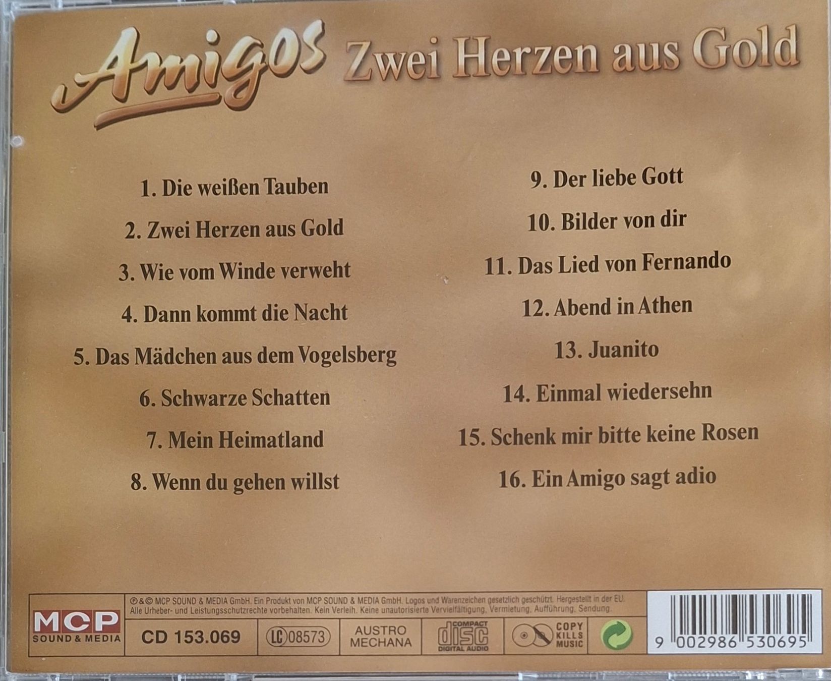 CDs: Amigos - Zwei Herzen aus Gold – Gebraucht aus Reinach BL von Chela04 3