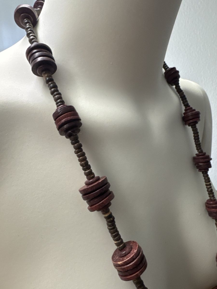 Altri gioielli: 3 Ketten Holzperlen - Modeschmuck Lot – Usato da Cham venduto da matap1 5