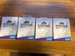 4x Ultimate Guard Katana Sleeves Transparent (Standard Size)
