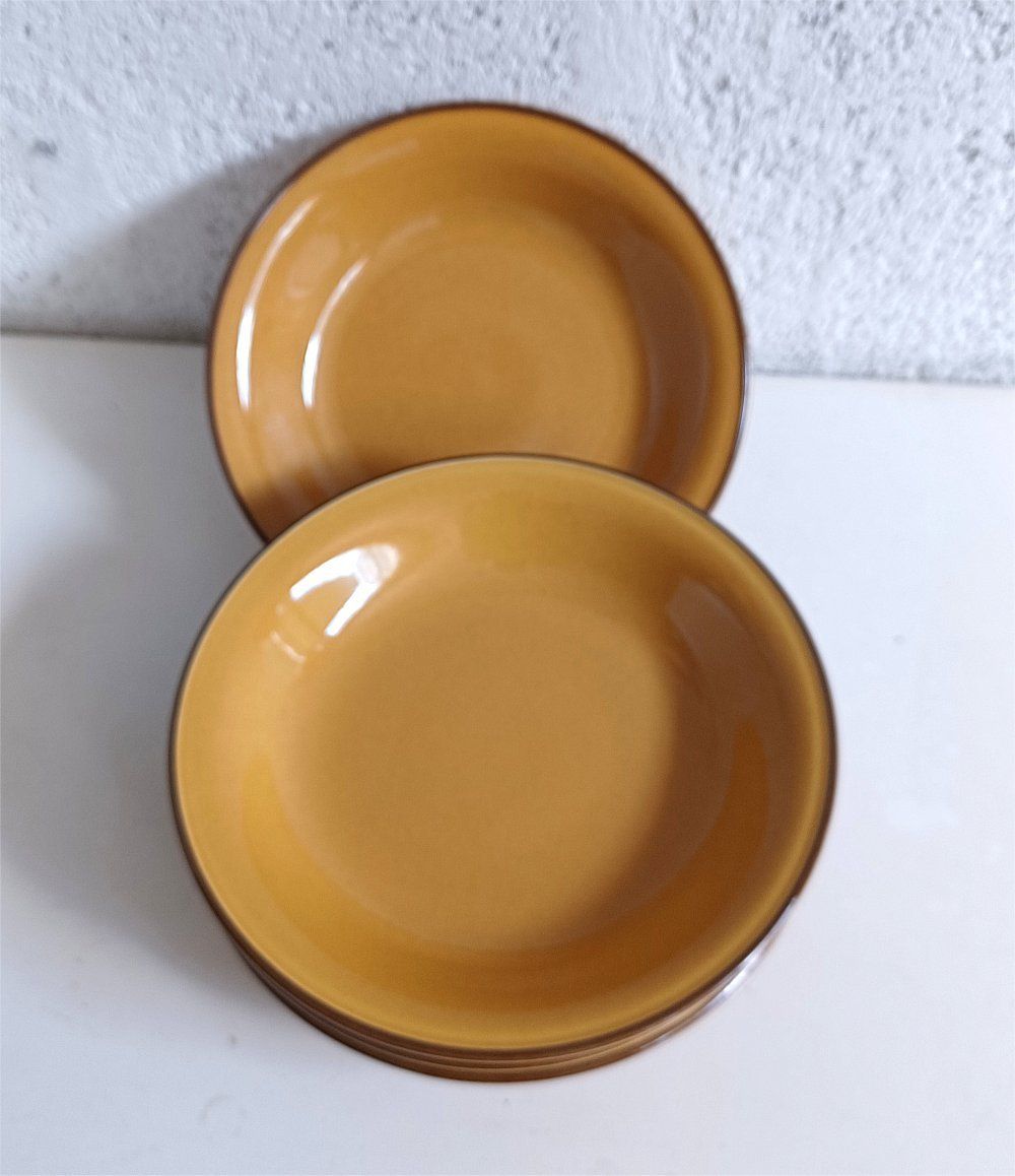 Rössler Piatti: RÖSSLER 5 Senfgelb Suppenteller 22cm -A74 – Usato da Morges venduto da vimajes12 1