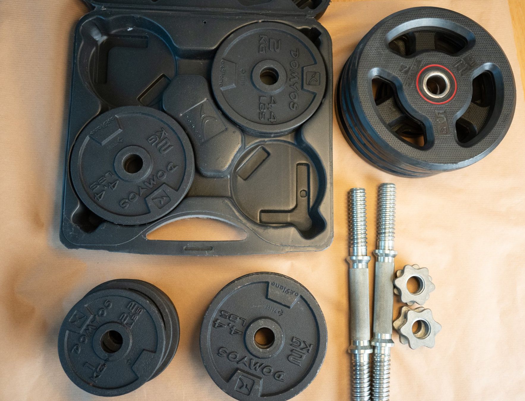 Decathlon Hometrainer: Dumbbell-Set 48 kg mit Koffer & Stangen – Gebraucht aus Luzern von Luca-Sorrentino 1