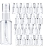 35x Sprühflaschen 30ml leer wiederbefüllbar transparent neu