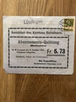Abonnements-Quittung Nachnahme 15.VI.05