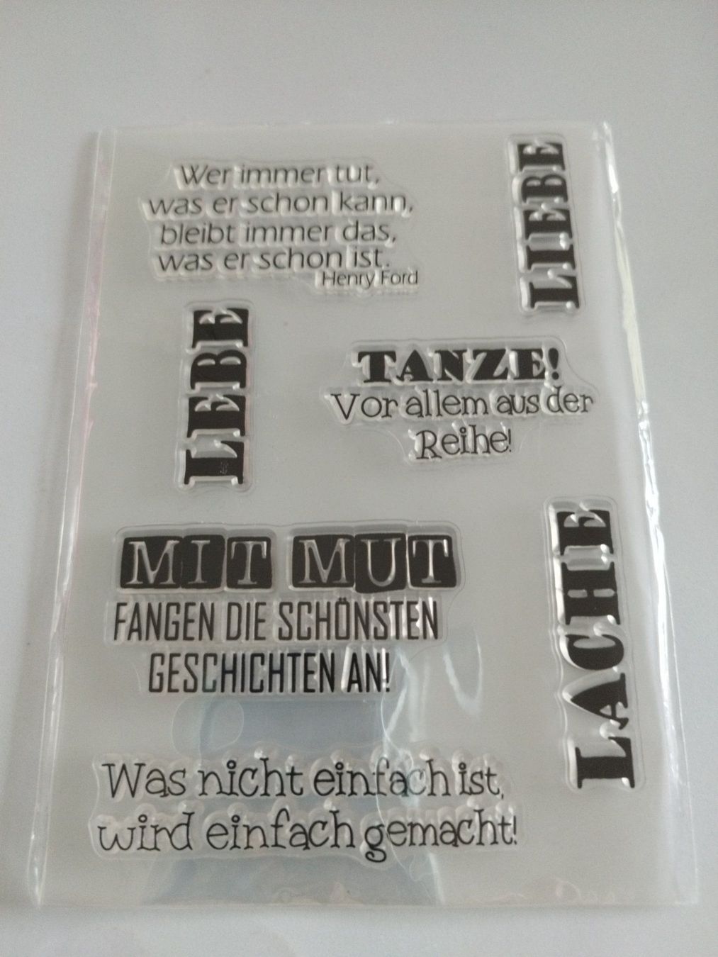 Timbri: Silikonstempel / Motivstempel (2) – Nuovo e nell'imballaggio originale da Würenlingen venduto da pjs-at-tutti 5