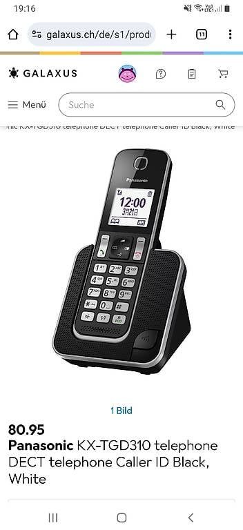 Panasonic Telefoni: Panasonic KX-TGD310 – Nuovo e nell'imballaggio originale da Au ZH venduto da ziemeli24 1