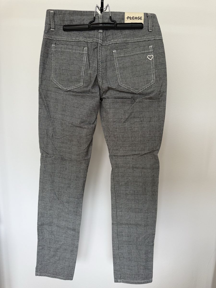 Please Jeans Pantaloni: Please Hose, Gr. XS, Grau/Schwar – Usato da Kriens venduto da MeinKleiderschrank 3