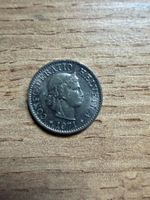 Schweizer Münze 1/2 Franken Jahrgang 1971 gebraucht