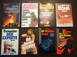 Thriller und Krimis / diverse Autoren / 8 Bücher