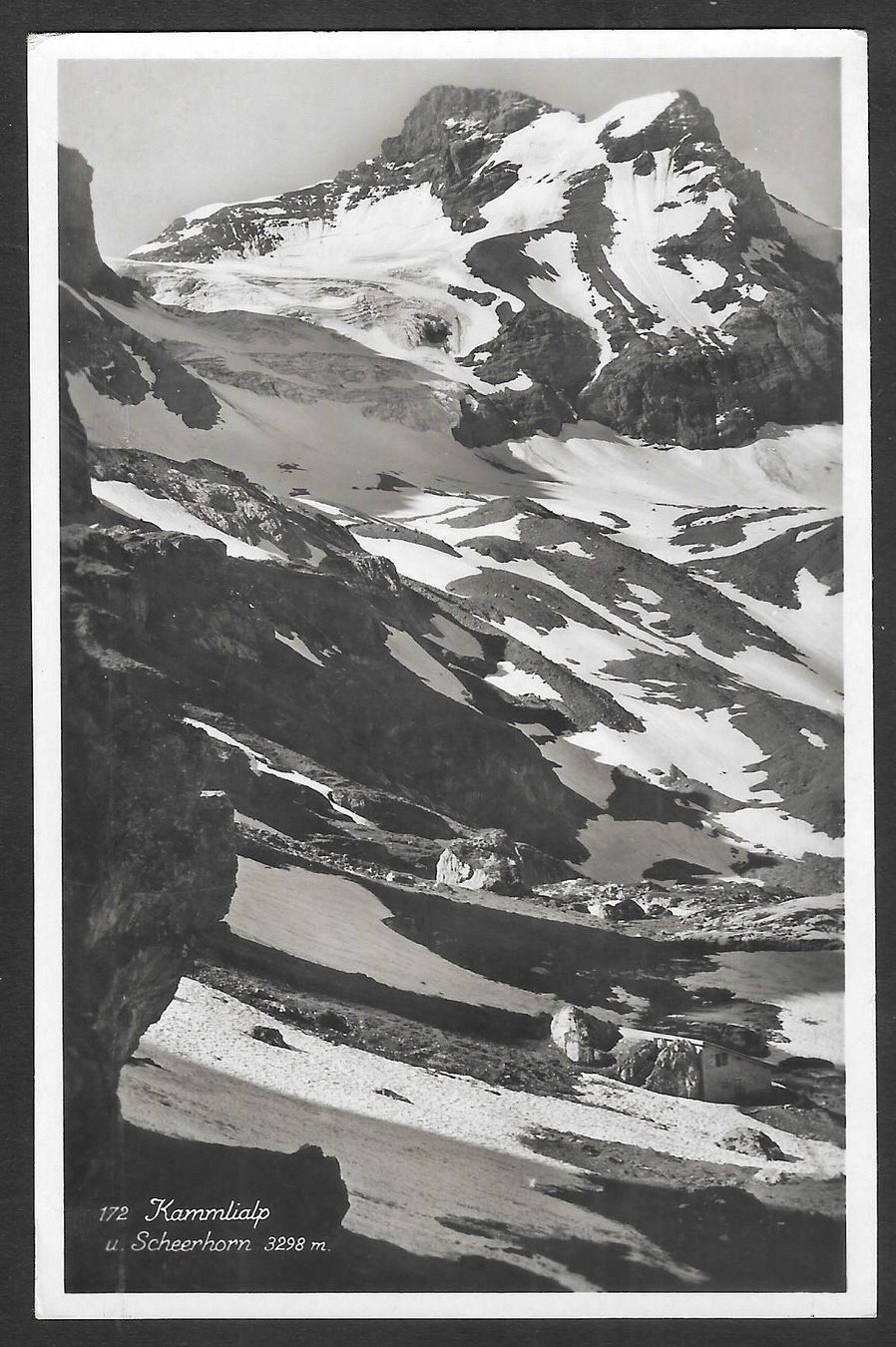 Ansichtskarten: Urigen Kammlialp und Scheerhorn – Gebraucht aus Olten von clotaldi