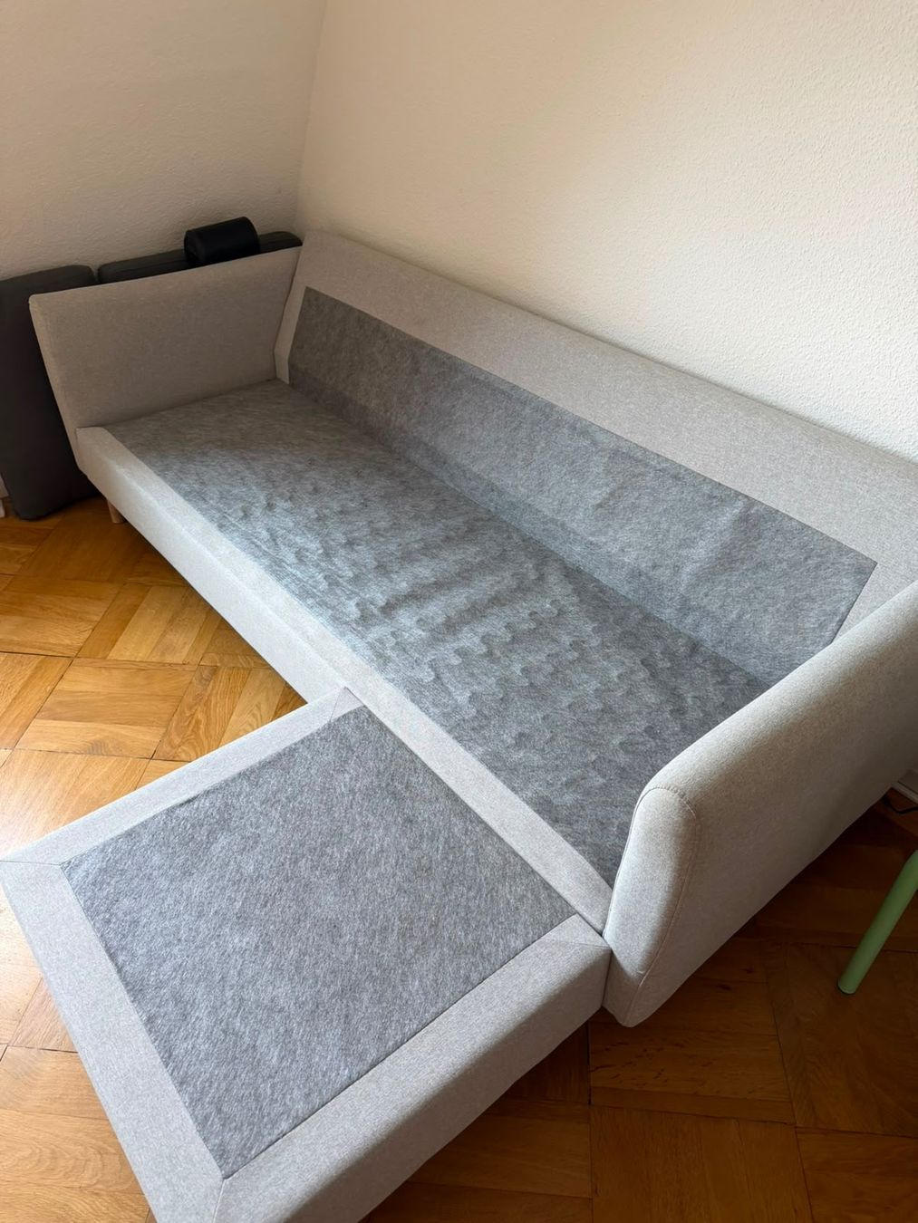 Micasa Sofas: Ecksofa in hellgrauem Stoff – D'occasion à Zürich par jil_2fpp 2