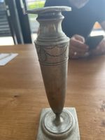 Kandelaber Zinn antik guter Zustand 28cm