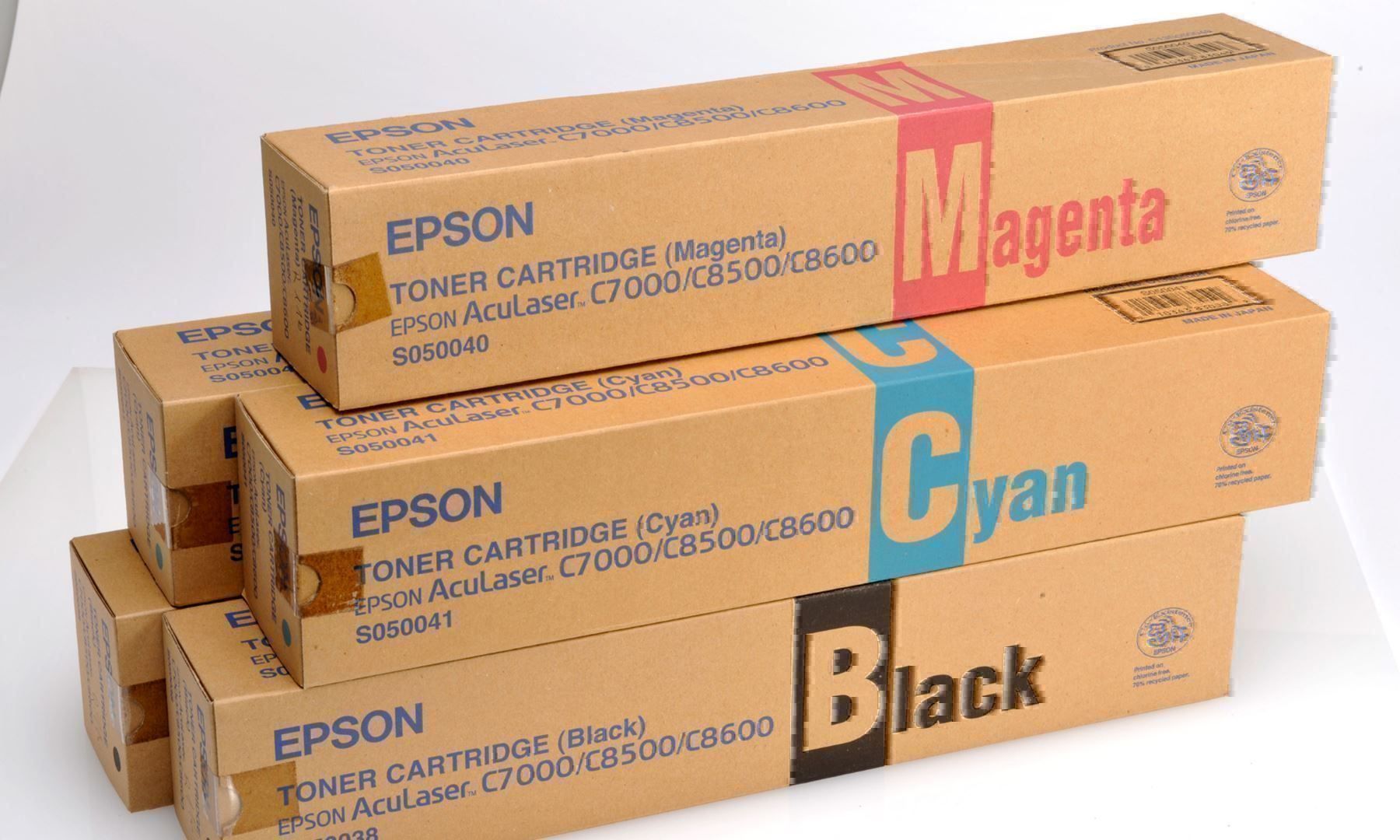 Epson Cartucce per stampanti & toner: Epson AcuLaser C8500 magenta/cyan/black – Nuovo e nell'imballaggio originale da Steffisburg venduto da Boxsters 1