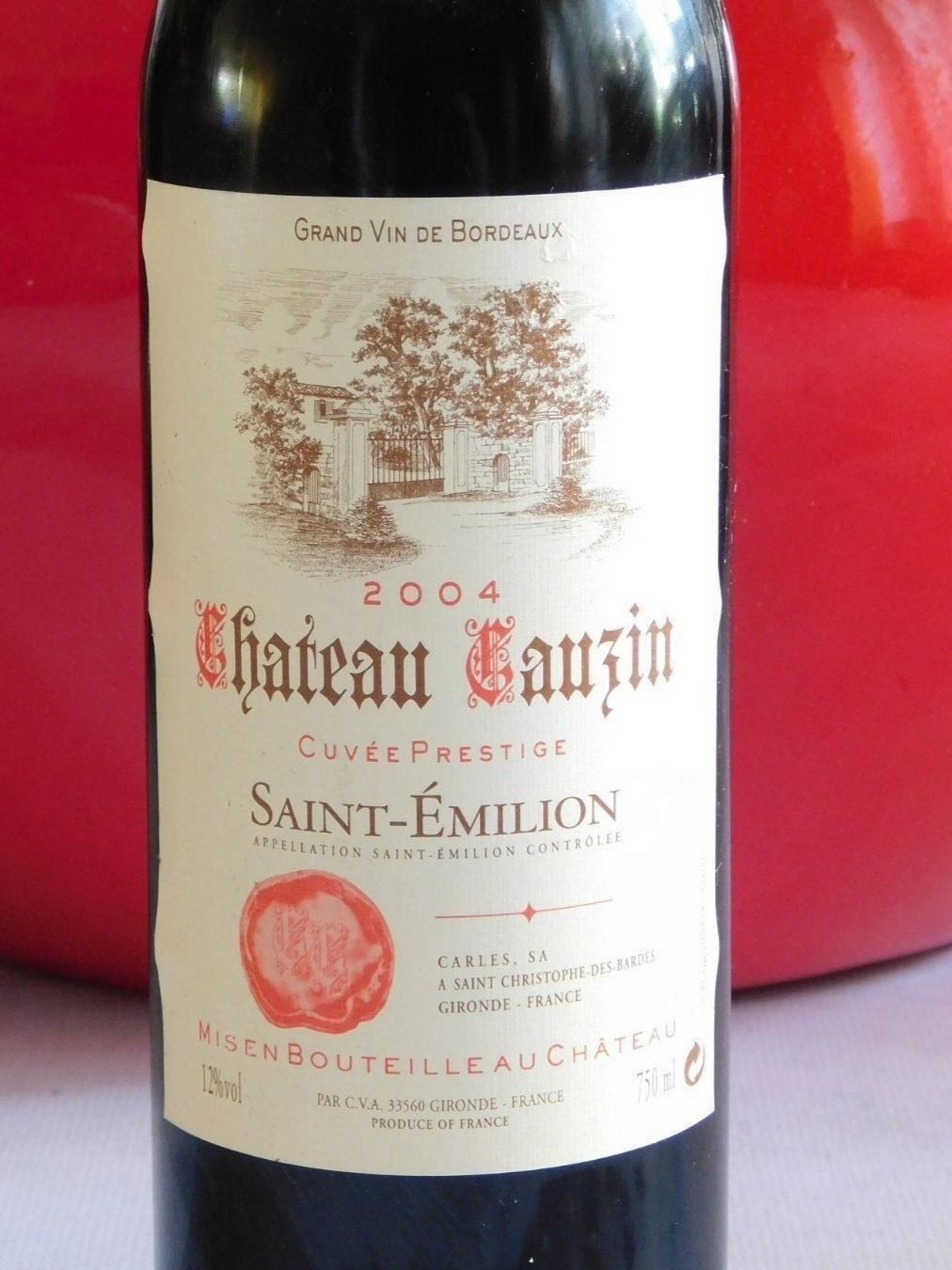 Vino: Rar Château Gauzin 2004er – Nuovo (secondo la descrizione) da Emmenbrücke venduto da Ulisse-22 1