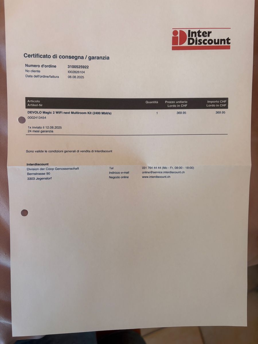 Devolo WiFi: DEVOLO MAGIC 2 Wi-Fi  – Neuf (Voir description) à Riva San Vitale par Graziee66 2