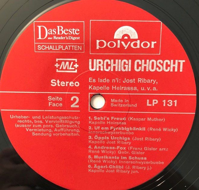 Dischi in vinile: Urchigi Choscht (2 LPs) – Usato da Grüningen venduto da azulmarron 5
