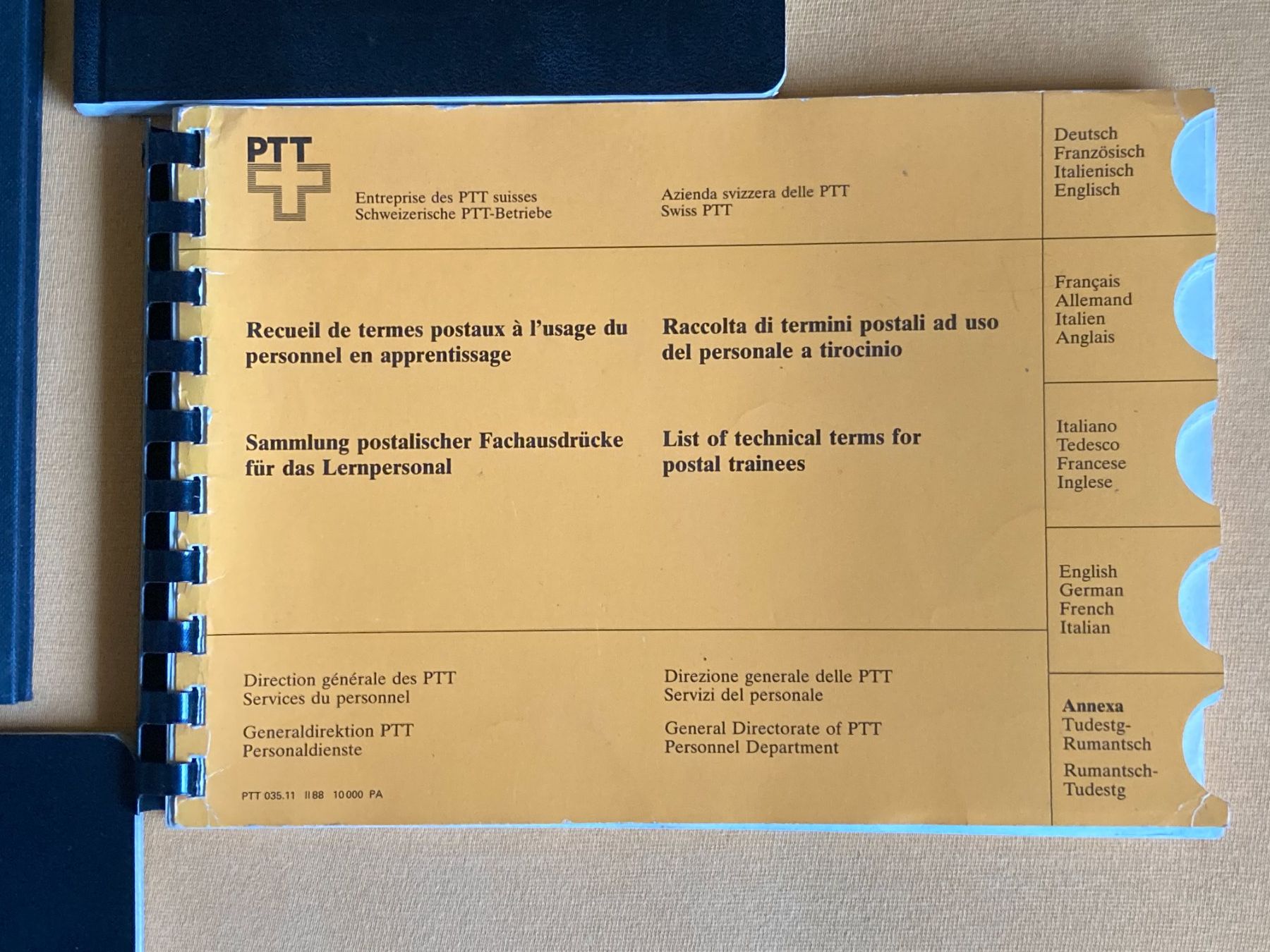 Alle Briefmarken: PTT - alte Formular-Bücher ungebraucht! – Gebraucht aus Buchrain von Blochha 2