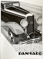 Panhard Cars - Alte Werbung / Publicité 1931