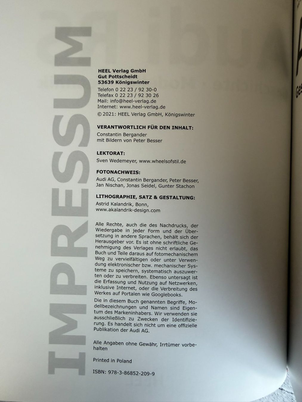 Libri: AUDI RS - Geschichte, Modelle, Technik – Nuovo (secondo la descrizione) da Tübach venduto da BonnevilleMotors 2