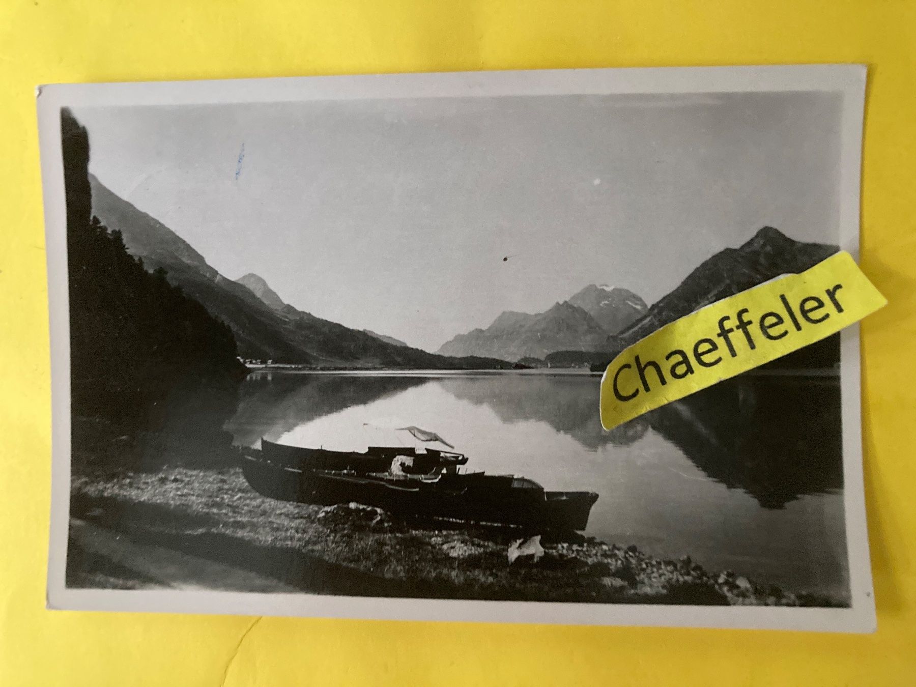 Cartoline postali: 1943 am Silsereee – Usato da Zürich venduto da Chaeffeler