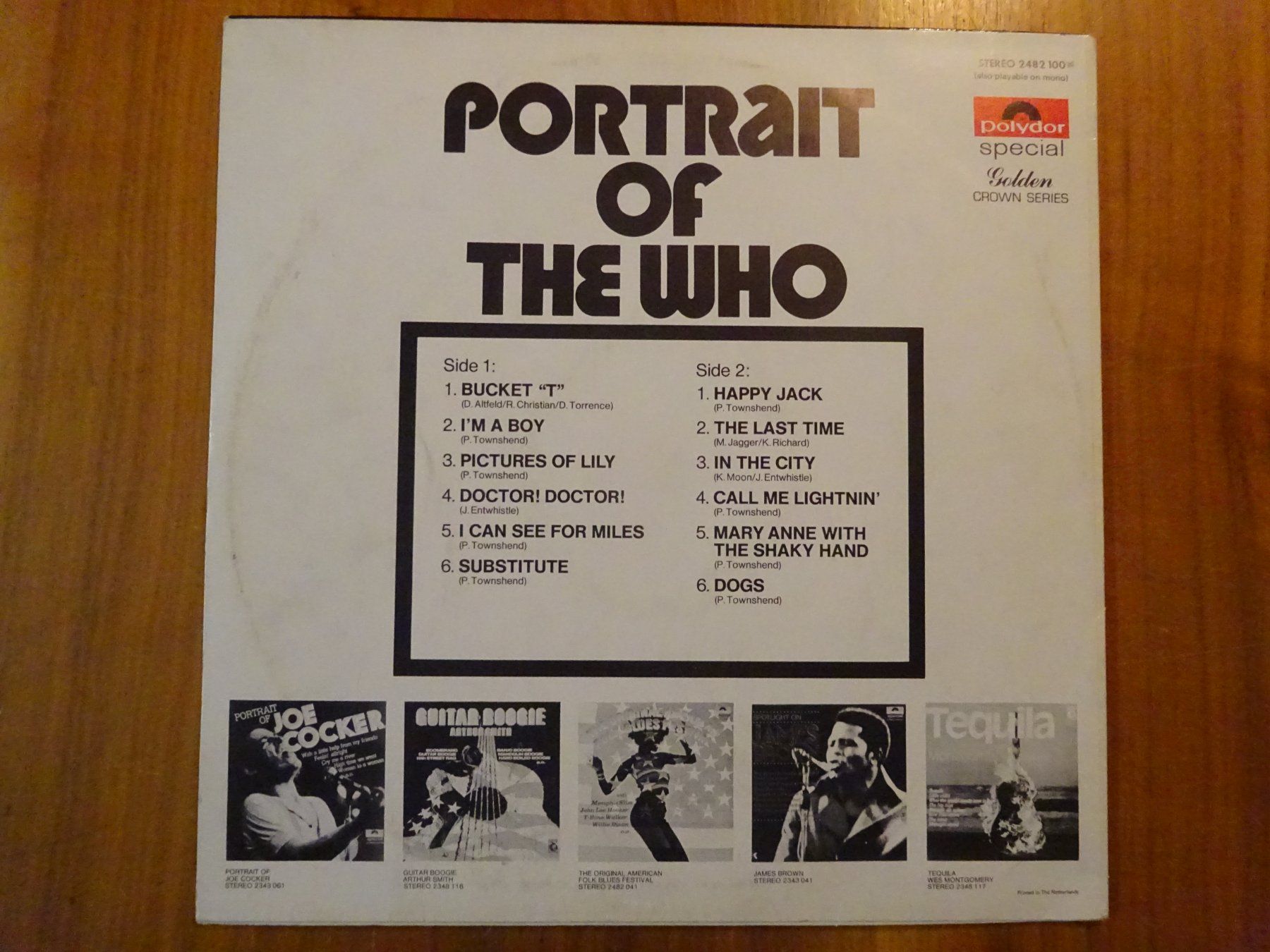 Dischi in vinile: THE WHO ** PORTRAIT ** EXCELLENT – Usato da Luzern venduto da xrayspex99 2